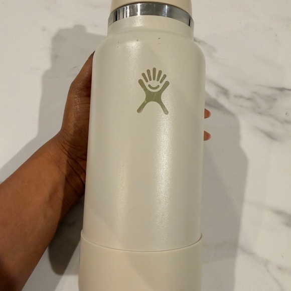 Hydro Flask Other - Hydro Flask Cream Bottle with Silver Accent